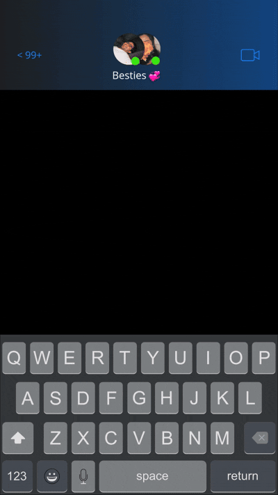 Friends laughing together